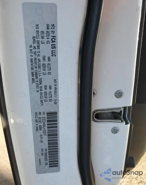 2020 Dodge Charger Gt из США, поврежденный, VIN 2C3CDXHG4LH155277